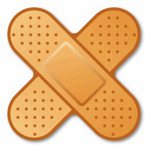 Cross Bandage Magnet Sticker – Cute Medical Plaster Car Magnet Decal – Durable Waterproof Reusable for Car, Fridge, Locker, Scrapbook (6 Inch)