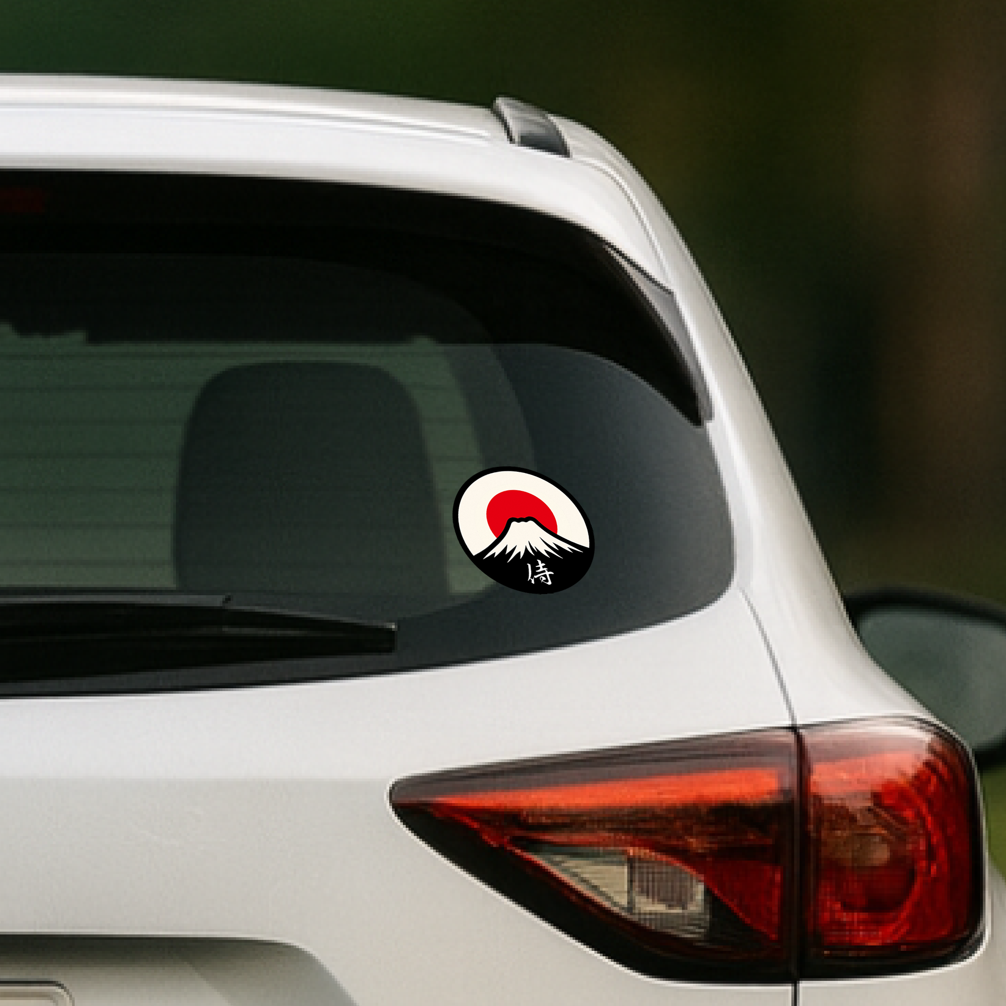 Japan Mount Fuji Sticker Japanese Rising Sun Travel Decal Round Waterproof Vinyl for Car Laptop Water Bottle Suitcase Samurai - Image 5